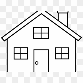 White House Clipart Out Line - House Outline Clip Art, HD Png Download - house outline png