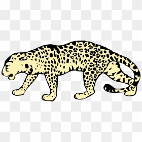 Download Leopard Png File - Leopard Clipart Black And White, Transparent Png - leopard png
