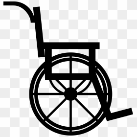 Wheelchair Silhouette Clip Arts - Person In Wheelchair Clipart, HD Png Download - wheelchair png