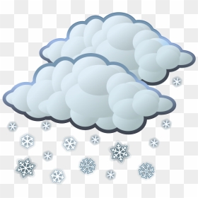 File - Snow - Svg - Wikimedia Commons - Snowy Weather Clipart, HD Png Download - snowing png