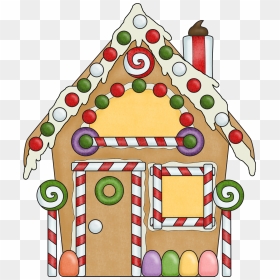 Gingerbread House Clipart Free, Png Download - Gingerbread House Xmas Clip Art, Transparent Png - house outline png
