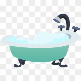 Bathtub Icons Png Png Images - Bath Tub Cartoon Png, Transparent Png - bathtub png