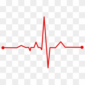 Heartbeat Monitor Png - Heart Monitor Line Red, Transparent Png - heartbeat line png