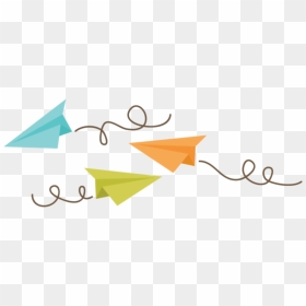 Paper Planes Flying - Free Paper Airplane Clipart, HD Png Download - paper airplane png