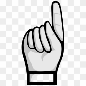 Hand Clipart Muscular - Hand Pointing Up Clipart, HD Png Download - hand pointing png