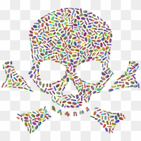 Skull Danger Logo Png, Transparent Png - drugs png