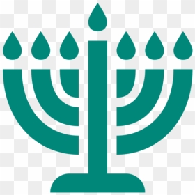 Transparent Temple In Jerusalem Menorah Symbol Leaf - Menorah Png Icon, Png Download - menorah png