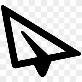 Paper Airplane - Sign, HD Png Download - paper airplane png