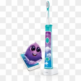 Transparent Tooth Brush Png - Brosse A Dent Philips Enfant, Png Download - toothbrush png
