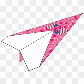 [b1p5i8 Full] - Triangle, HD Png Download - paper airplane png
