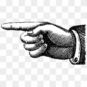 Harry Potter Pointing Hand , Png Download - Old Fashioned Pointing Finger, Transparent Png - hand pointing png