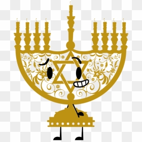 Menorah With Candles Png - Transparent Background Free Hanukkah Clipart, Png Download - menorah png