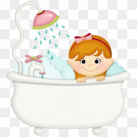 Bathtub Of Money Clipart Banner Royalty Free Ch - Child Bath Clipart, HD Png Download - bathtub png