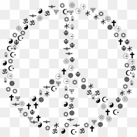 World Religions Peace Clip Arts - All Religions Icons Png, Transparent Png - peace png