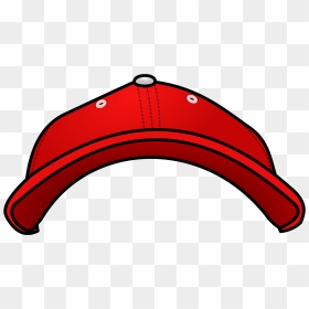 Cartoon Baseball Hat - Cap Front Clipart, HD Png Download - backwards hat png