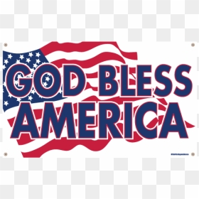 God Bless America Png, Transparent Png - flag banner png