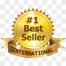 Best 1 International Best Seller Ribbon - #1 Best Seller Badge, HD Png Download - best seller png