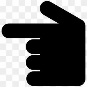 Hand Pointing Left Comments - Sign, HD Png Download - hand pointing png