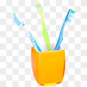 Toothbrush Pot - Toothbrush, HD Png Download - toothbrush png