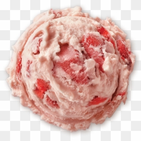 Natural Strawberry • Homemade Brand Ice Cream - Strawberry Ice Cream Png, Transparent Png - ice cream scoop png