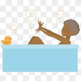 African Woman Bath Clipart - Illustration, HD Png Download - african people png