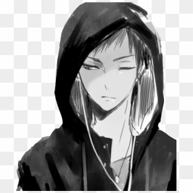 Graphic Library Anime Boy Png - Anime Boy Hoodie Drawing, Transparent Png - anime boy png