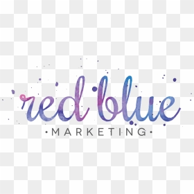 Red Blue Marketing - Calligraphy, HD Png Download - facebook reactions png