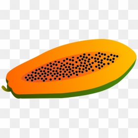 Papaya Clipart Png - Dibujo De Una Papaya, Transparent Png - papaya png