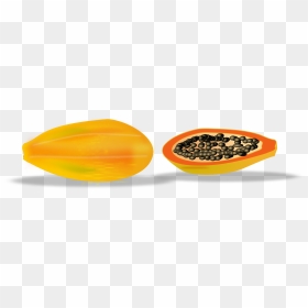 Papaya Sliced Clip Arts - Clip Art, HD Png Download - papaya png