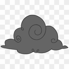 Cartoon Storm Cloud - Storm Clouds Clipart Png, Transparent Png - dark clouds png