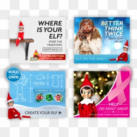 Elf On The Shelf - Christmas, HD Png Download - elf on the shelf png