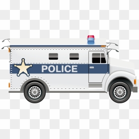 Emergency Clipart Australian Ambulance - Clip Art Police Van, HD Png Download - van png