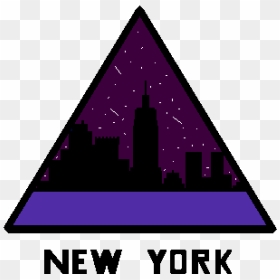 Triangle, HD Png Download - new york skyline png