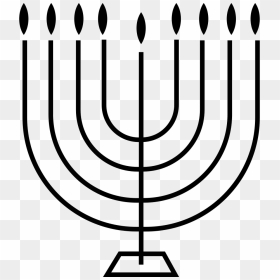 Menorah - Simbolos Religiosos La Menora, HD Png Download - menorah png