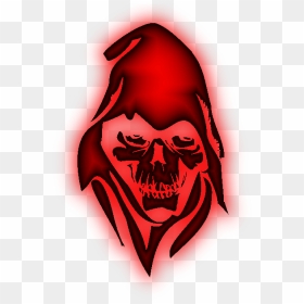 Grim Reaper Face Decal, HD Png Download - horror png