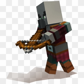 Minecraft Pillager Png, Transparent Png - minecraft.png