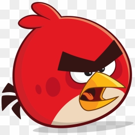 Angry Birds Red Png - Cartoon Red Angry Bird, Transparent Png - angry birds png