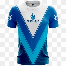Blue Flame Esports , Png Download - Esports Jersey Polo Shirt, Transparent Png - blue flame png