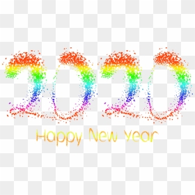 Happy New Year 2020 Border Clipart - 2020 New Year Clip Art, HD Png Download - new years eve png