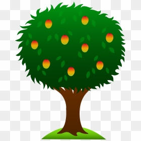 Tree Clipart Summer - Mango Tree Clip Art, HD Png Download - family tree png