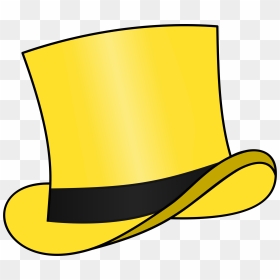 Top Hat Yellow Clip Arts - De Bono Yellow Hat, HD Png Download - tophat png