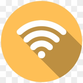 Icon Of A The Wifi Symbol - Wifi Icon Circle Png, Transparent Png - wifi icon png