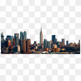 #city #cityscape #skyscrapers #skyline #natnat7w #sticker - New York Skyline Png, Transparent Png - new york skyline png