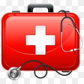 Medical Bag And Stethoscope Png Clipart - First Aid Clipart Png, Transparent Png - medical png