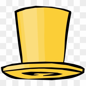 Club Penguin Rewritten Wiki - Blue Top Hat Clipart, HD Png Download - tophat png