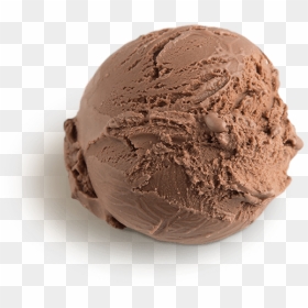Chocolate Ice Cream Scooped - Chocolate Icecream Scoop Png, Transparent Png - ice cream scoop png
