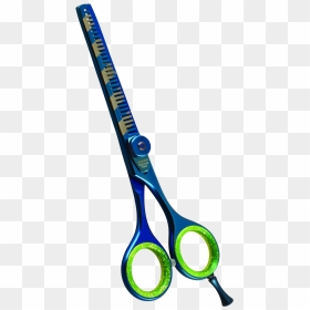 Samshears Professional Blue Titanium Cutting Barber, HD Png Download - barber scissors png