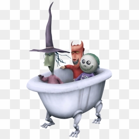Bathtub Khii - Bath Nightmare Before Christmas, HD Png Download - bathtub png