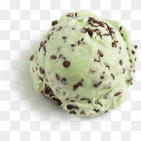 Mint Ice Cream Png - Mint Chocolate Chip Ice Cream Scoop, Transparent Png - ice cream scoop png