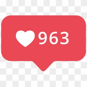 Instagram Likes Free Png - Social Media, Transparent Png - instagram png transparent